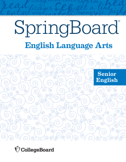 English Language Arts