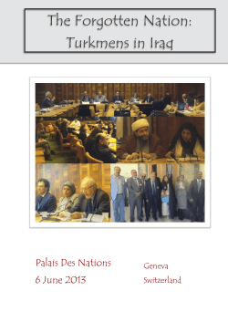 The Forgotten Nation: Turkmens in Iraq