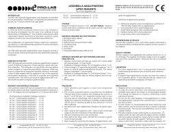 legionella agglutination latex reagents - Pro