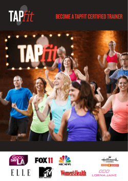 BECOME A TAPFIT CERTIFIED TRAINER