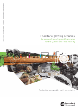 Food for a growing economy