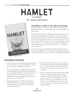 Hamlet Discussion Guide