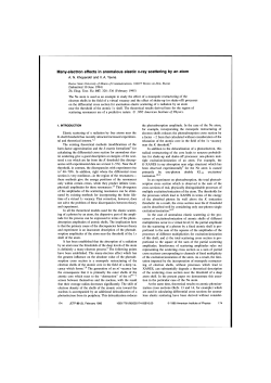 Many-electron effects in anomalous elastic x