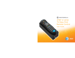 Easy Find Remote Control