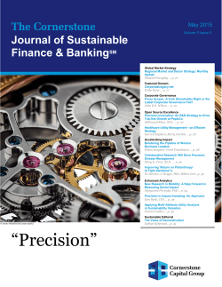 Precision - Cornerstone Capital Group