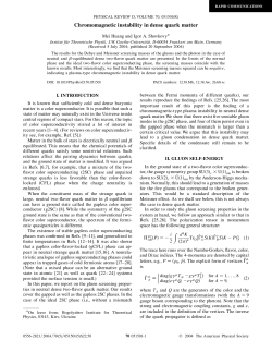 Chromomagnetic instability in dense quark matter