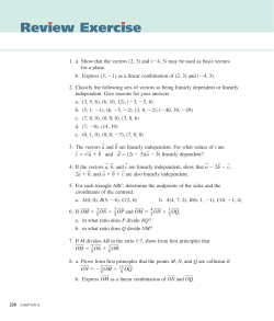 Review Exercise