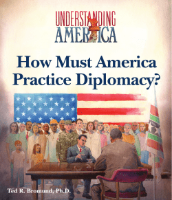 How Must America Practice Diplomacy?