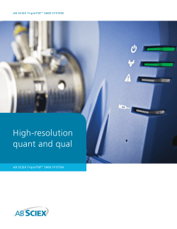 TripleTOF 5600 brochure