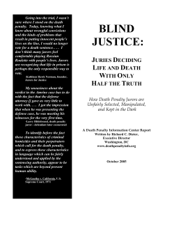 Blind Justice - Death Penalty Information Center