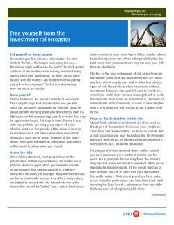 Free yourself from the investment rollercoaster