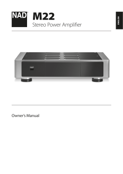 Stereo Power Amplifier