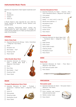 Instrument Packs
