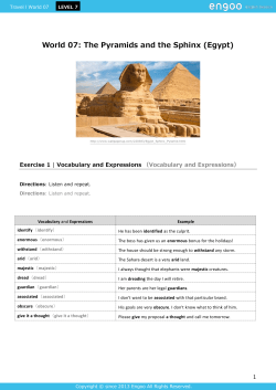 The Pyramids and the Sphinx (Egypt)