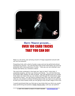 OVER 100 CARD TRICKS THAT