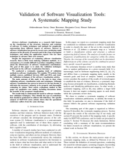 A Systematic Mapping Study