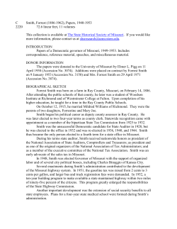 Smith, Forrest (1886-1962), Papers, 1940-1953 (C2220)