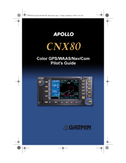 CNX80 Pilot Guide 560-0984-00C