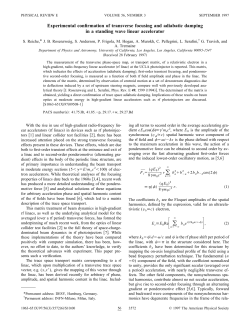 Experimental confirmation of transverse focusing and