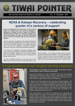 July - September 2015 - New Zealand`s Aluminium Smelter