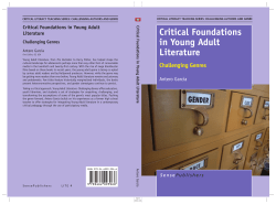 Critical Foundations in Young Adult Literature