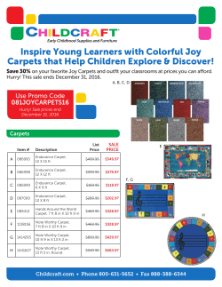 Inspire Young Learners with Colorful Joy Carpets