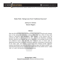 Robo-Polls: Taking Cues from Traditional Sources?