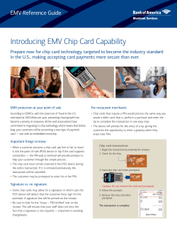 Terminal Processing Reference Guide