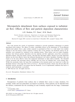 A. Ibrahim, P.F. Dunn and R.M. Brach, Microparticle Detachment