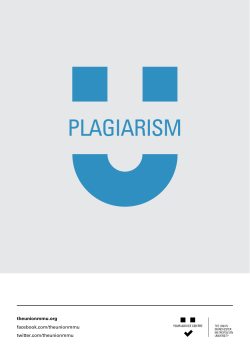 plagiarism - MMU Union