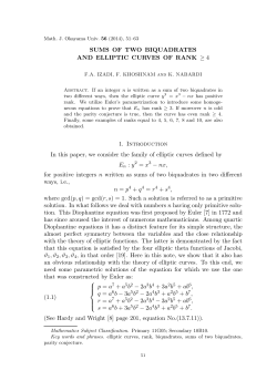 Sums of two biquadrates and elliptic curves of rank &ge; 4