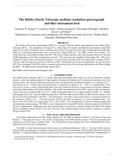 The Hobby-Eberly Telescope medium resolution spectrograph and