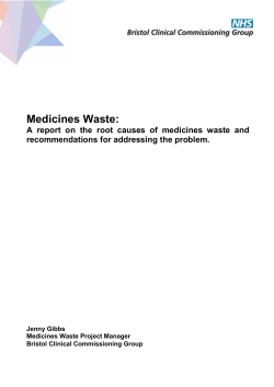 Medicines Waste