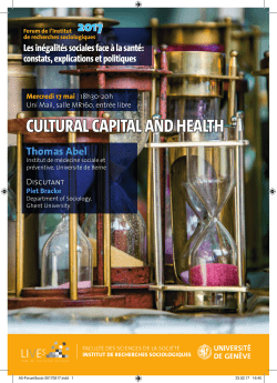 cultural capital and health