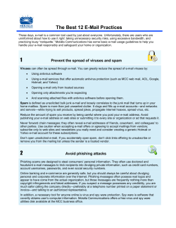 The Best 12 EMail Practices