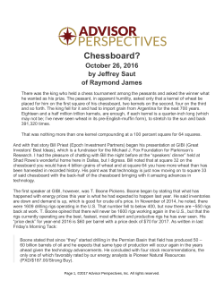 Chessboard? - Advisor Perspectives