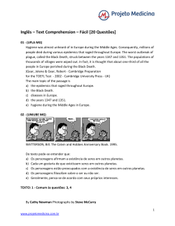 Inglês – Text Comprehension – Fácil [20 Questões]