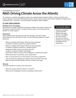 NAO - American Museum of Natural History