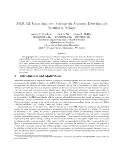 ARGUER: Using Argument Schemas for Argument