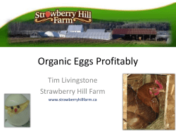 Organic Eggs Profitably - ACORN Organic Conference