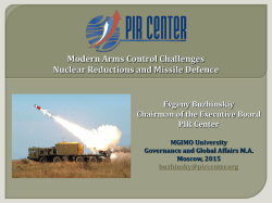 Nuclear Reductions and Missile Defence