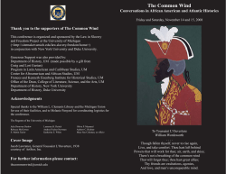 The Common Wind