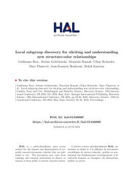 Local subgroup discovery for eliciting and understanding new