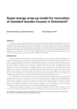 Super-energy wrap-up model for renovation of standard wooden