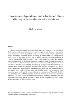 Income, interdependence, and substitution effects