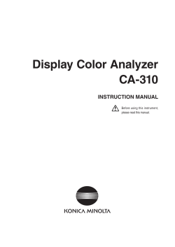 the CA-310 Manual.