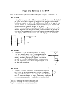 Flags and Banners in the SCA