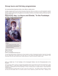 PDF - Le Havre welcomes groups