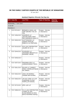 Probate Solicitor in Attendance