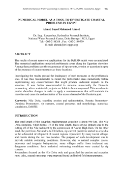 numerical model as a tool to investigate coastal